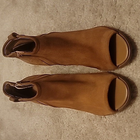 Aldo Ankle Boots Brown Suede - Picture 7 of 9